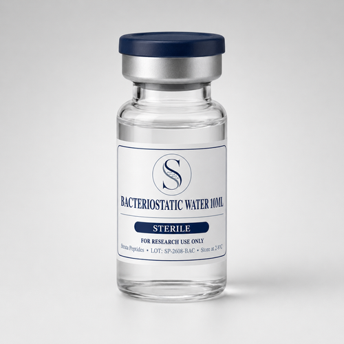 Bacteriostatic Water 10ml sterile vial by Strata Peptides