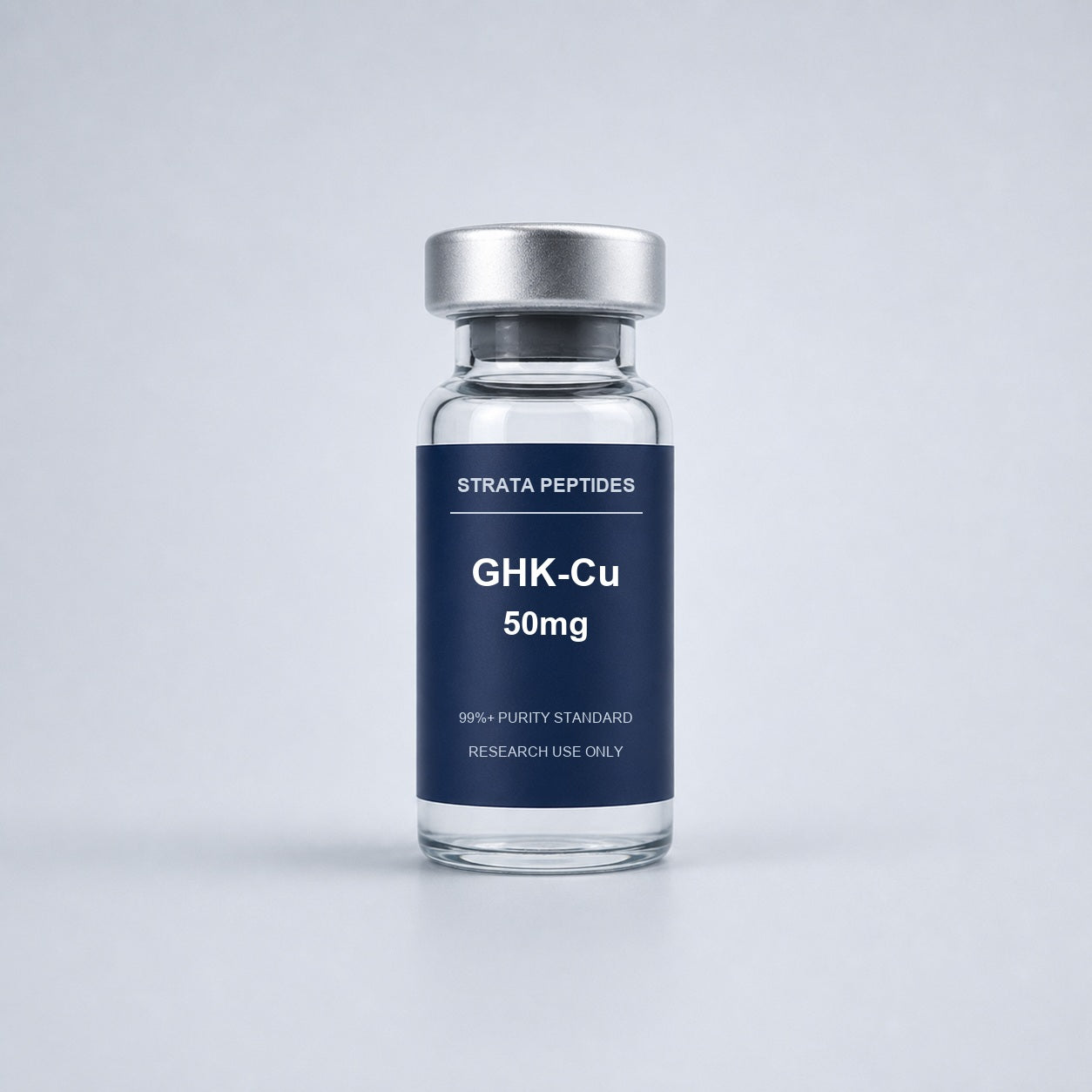GHK-Cu 50mg research vial by Strata Peptides